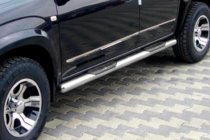 Toyota Rav 4 2006-2013 Side tubes for standard wheelbase (2 pcs, stainless steel) photo 1