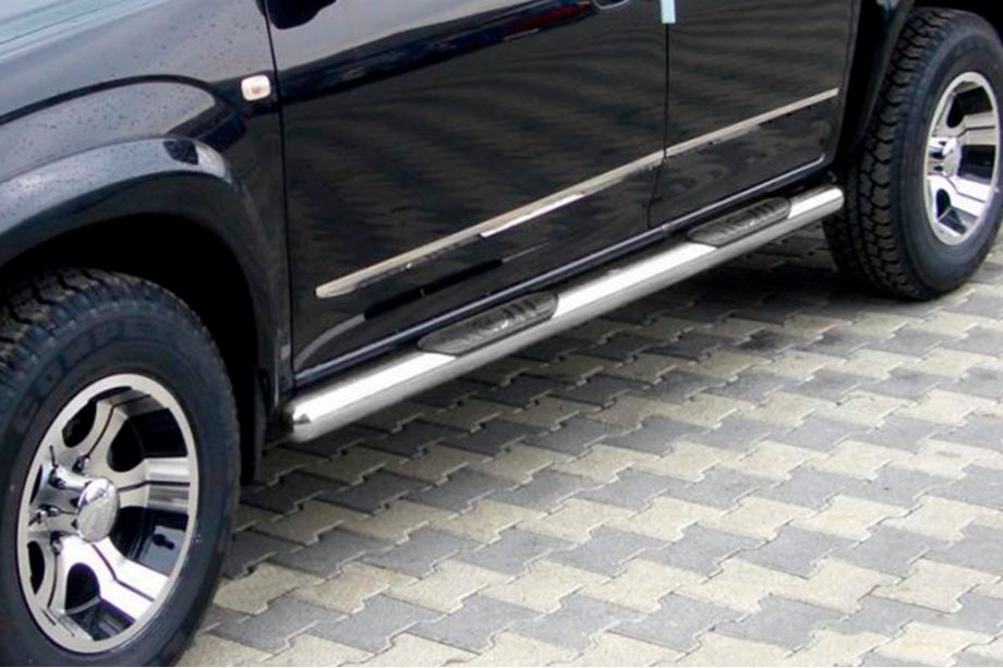 Toyota Rav 4 2006-2013 Side tubes for standard wheelbase (2 pcs, stainless steel) Image
