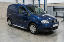 Volkswagen Caddy 2004-2010 Side Steps Allmond Grey (2 pcs, Aluminum) Maxi Wheelbase photo 1