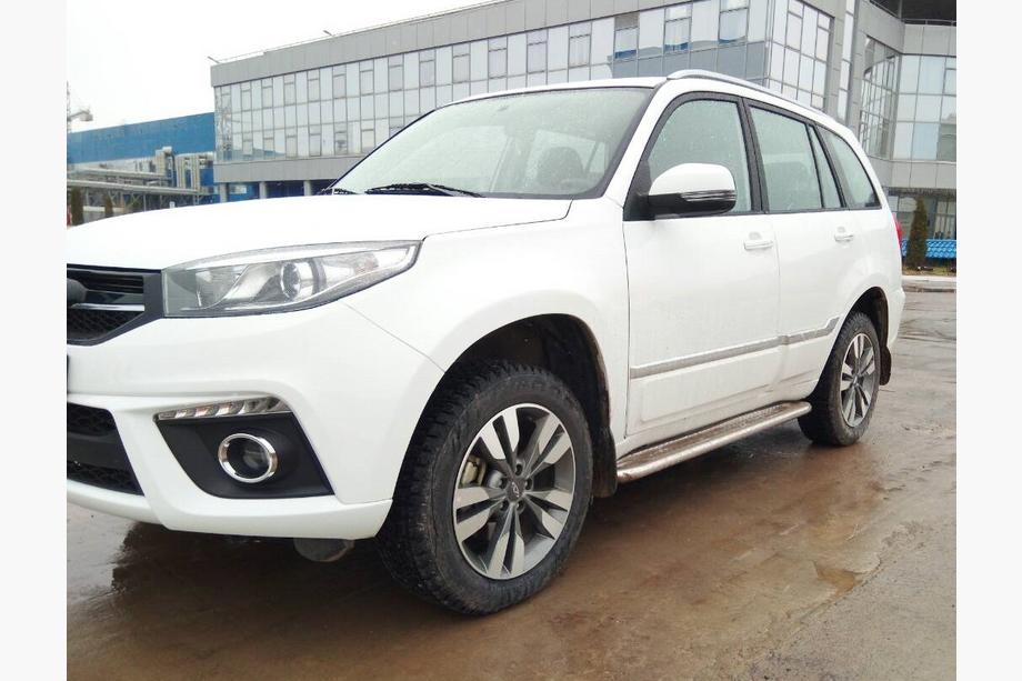 Chery Tiggo 3 2005- Premium Side Steps (2 pcs, Stainless Steel) Image