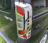 Citroen Nemo 2007-2017 Chrome Tail Light Covers with Curve (2 pcs, plastic) photo 12