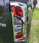 Citroen Nemo 2007-2017 Chrome Tail Light Covers with Curve (2 pcs, plastic) photo 11