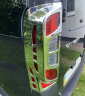 Citroen Nemo 2007-2017 Chrome Tail Light Covers with Curve (2 pcs, plastic) photo 9