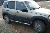 Chevrolet Niva 1998-2020 Side Bars (2 pcs, Stainless Steel) photo 2