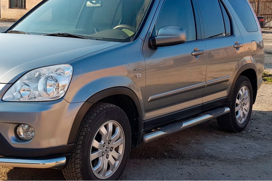 Honda CRV 2001-2006 Side Bars (2 pcs, Stainless Steel) Image