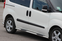 Opel Combo 2012-2018 Side Bars (2 pcs, Stainless Steel) 60 mm, short wheelbase photo 1