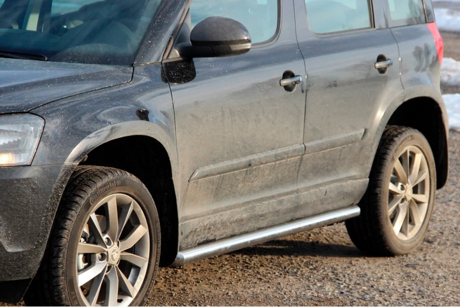 Skoda Yeti 2009-2017 Side Bars (2 pcs, Stainless Steel) Image