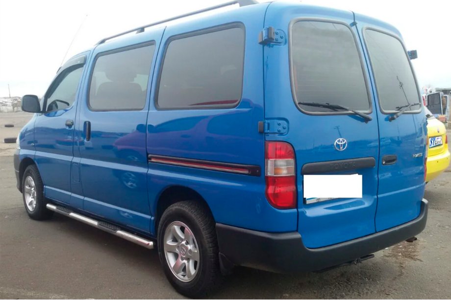 Toyota HiAce Side Bars (2 pcs, Stainless Steel) Image