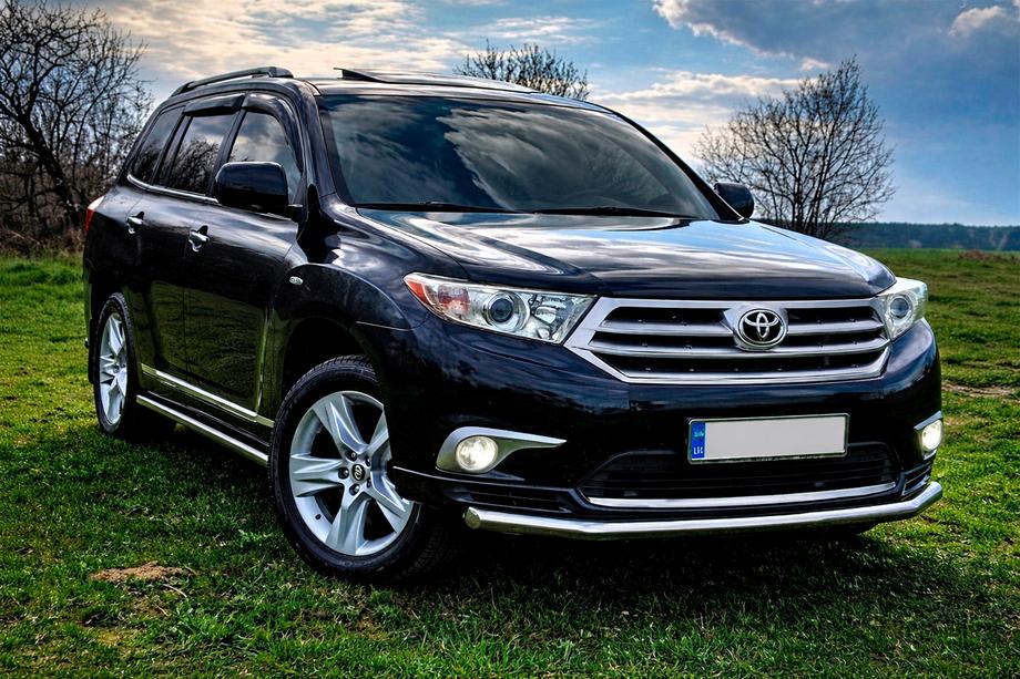 Toyota Highlander 2008-2013 Side Bars (2 pcs, Stainless Steel) Image