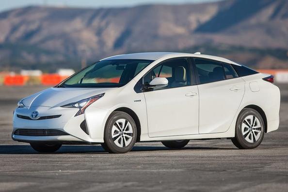 The fourth generation of the hybrid hatchback Toyota Prius