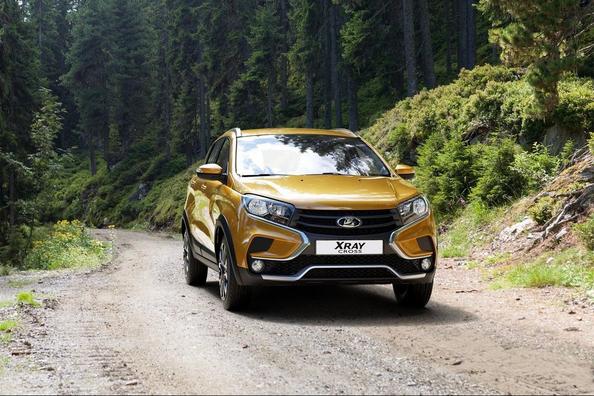 An overview of hatchback terrain Lada XRAY Cross