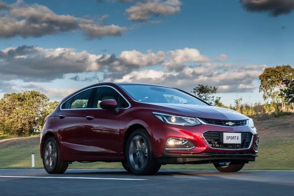 The hatchback of the second generation Chevrolet Cruze
