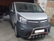 Opel Vivaro 2015-2019 Bull Bar WT003-4 (Stainless Steel) With Inscription photo 3