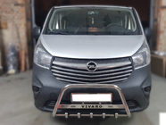Opel Vivaro 2015-2019 Bull Bar WT003-4 (Stainless Steel) With Inscription photo 1