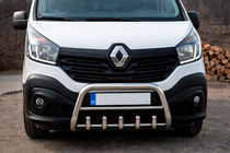 Opel Vivaro 2015-2019 Bull Bar WT003-4 (Stainless Steel) With Inscription photo 6