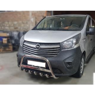 Bull Bar WT003-4 (Stainless Steel) Opel Vivaro 2015-2019 photo 2