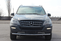 Mercedes ML W164 2005-2011 Front Bar ST008 (Stainless Steel) photo 1