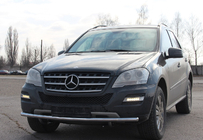Mercedes ML W164 2005-2011 Front Bar ST008 (Stainless Steel) photo 3