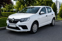 Renault Sandero 2013-2022 Front Bar ST008 (Stainless Steel) photo 1