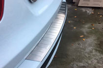 BMW X3 F25 2011-2018 Stainless Steel Rear Bumper Protector OmsaLine (matte, stainless) photo 3