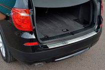 BMW X3 F25 2011-2018 Stainless Steel Rear Bumper Protector OmsaLine (matte, stainless) photo 2