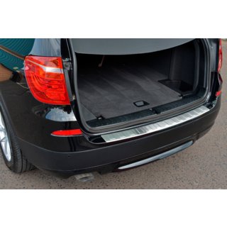 Stainless Steel Rear Bumper Protector OmsaLine (matte, stainless) BMW X3 F25 2011-2018 photo 2