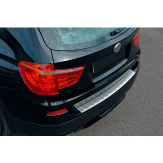 Stainless Steel Rear Bumper Protector OmsaLine (matte, stainless)