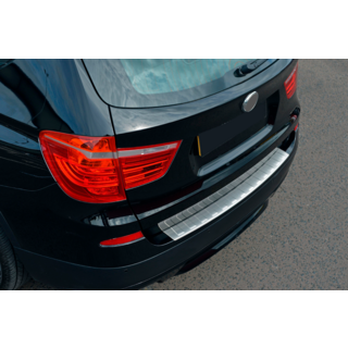 Stainless Steel Rear Bumper Protector OmsaLine (matte, stainless)