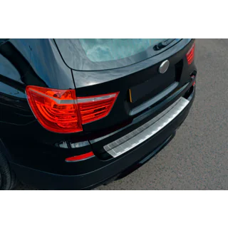 Stainless Steel Rear Bumper Protector OmsaLine (matte, stainless)
