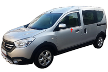 Dacia Dokker 2013-2022 Window Trim (2 pcs, Stainless Steel) photo 1