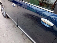 Dacia Lodgy 2012-2022 Chrome Door Handle Covers (4 pcs, Stainless Steel) OmsaLine - Italian Stainless Steel photo 1