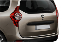 Dacia Lodgy 2012-2022 Trunk sill protector stainless steel photo 1