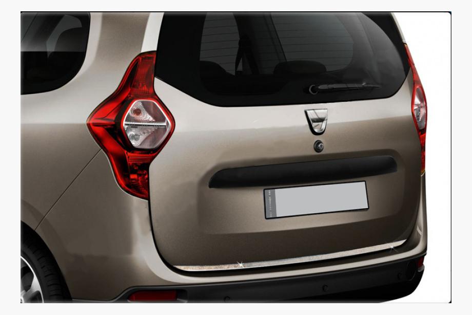 Dacia Lodgy 2012-2022 Trunk sill protector stainless steel Image