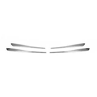 Chrome Grille Covers (4 pcs, Stainless Steel) Dacia Lodgy 2012-2022 photo 2