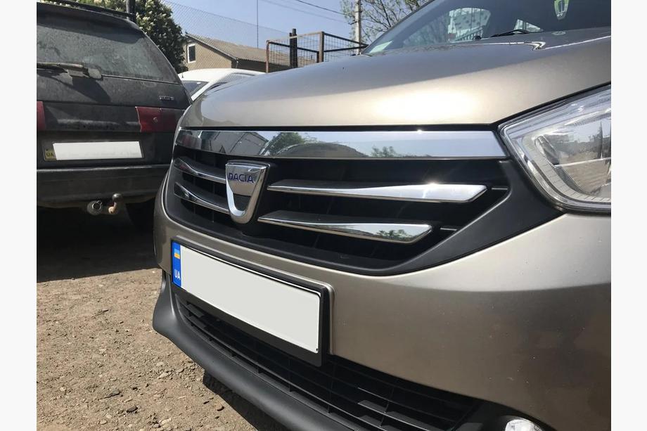 Dacia Lodgy 2012-2022 Chrome Grille Covers (4 pcs, Stainless Steel) Photo 7