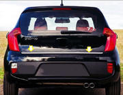 Kia Picanto 2011-2016 Trunk Trim Stainless Steel photo 1