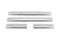Kia Picanto 2011-2016 Door Sill Protectors OmsaLine (4 pcs, Stainless Steel) photo 2