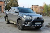 Toyota Hilux 2015- Front Bull Bar F3-34 (Stainless Steel) photo 2