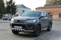 Toyota Hilux 2015- Front Bull Bar F3-34 (Stainless Steel) photo 3