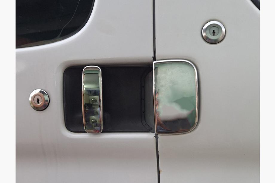 Citroen Berlingo 1996-2008 Chrome Door Handle Covers (Stainless Steel) Two front doors, two sliding doors Image