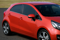 Kia Rio 2012-2017 Window Trim Stainless Steel photo 1