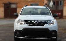 Dacia Duster 2008-2018 Front Bull Bar ST014 (Stainless Steel) photo 1