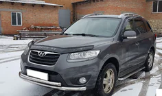 Hyundai Santa Fe 2 2006-2012 Front Bull Bar ST014 (Stainless Steel) photo 2