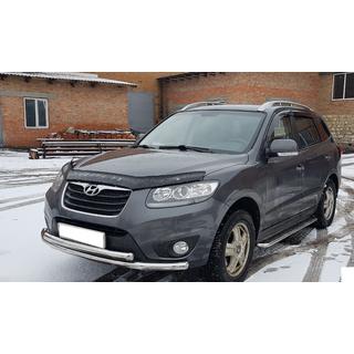 Front Bull Bar ST014 (Stainless Steel) Hyundai Santa Fe 2 2006-2012 photo 2