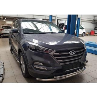 Front Bull Bar ST014 (Stainless Steel) Hyundai Tucson TL 2016-2021 photo 2