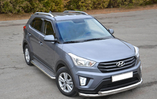 Hyundai Creta 2014-2020 Front Bull Bar ST014 (Stainless Steel) photo 1