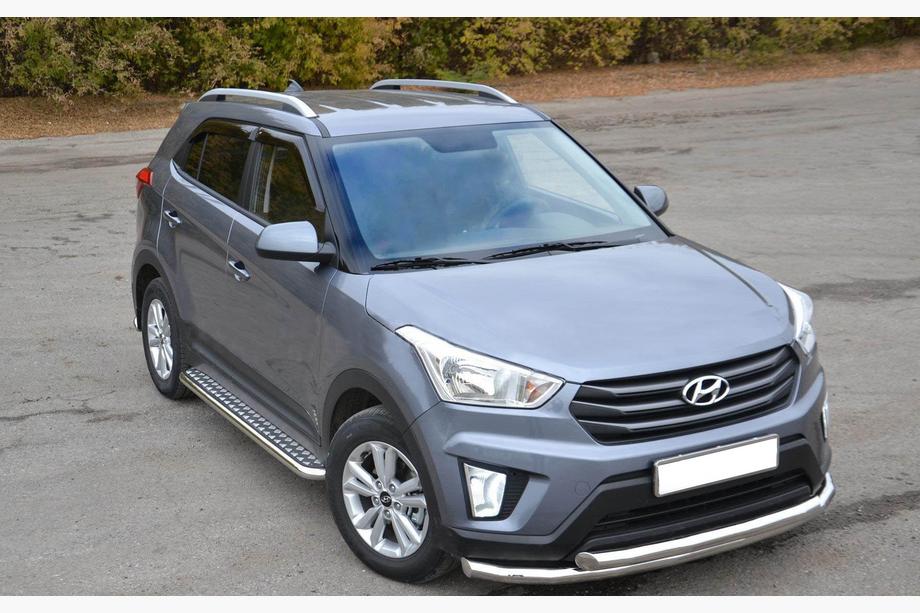 Hyundai Creta 2014-2020 Front Bull Bar ST014 (Stainless Steel) Image