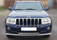 Jeep Grand Cherokee WK 2004-2010 Front Bull Bar ST014 (Stainless Steel) d60/60 photo 1