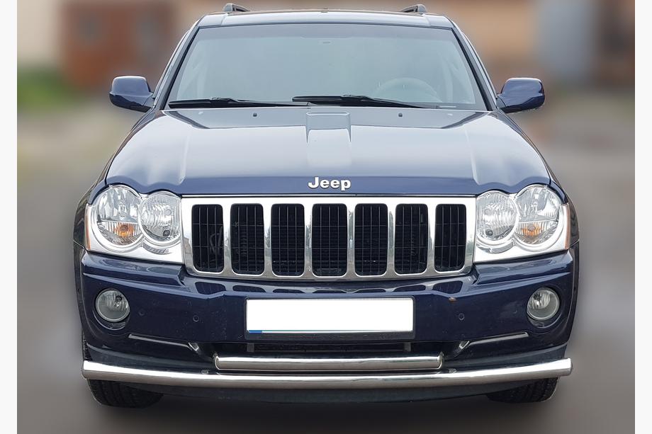 Jeep Grand Cherokee WK 2004-2010 Front Bull Bar ST014 (Stainless Steel) d60/60 Image