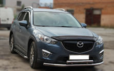 Mazda CX-5 2012-2017 Front Bull Bar ST014 (Stainless Steel) d60/60 photo 2